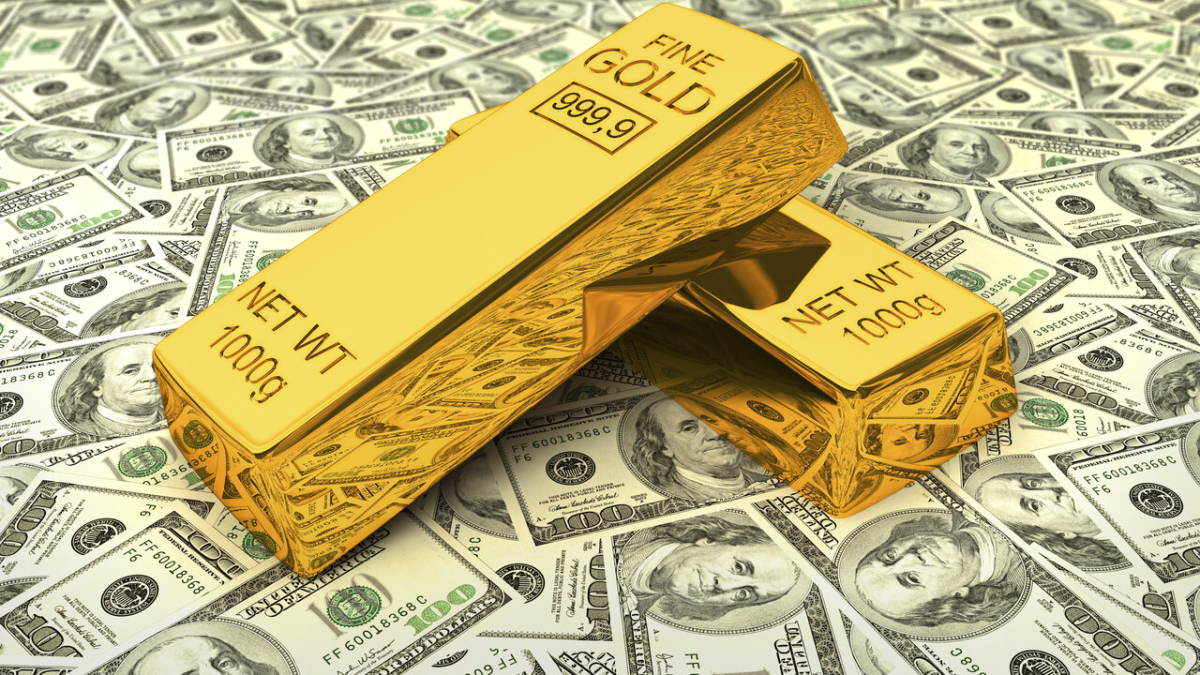 gold bars on dollars 19549282 16x9